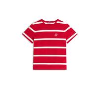 TOMMY HILFIGER T-shirt rouge / blanc, Taille XXS