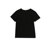 Tommy Hilfiger T-Shirt Manches Courtes Garçon Col Ras-du-Cou, Noir (Meteorite), 4 Ans