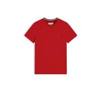 TOMMY HILFIGER T-Shirt 'Signature Tape Collar' bleu marine / rouge / blanc, Taille 164
