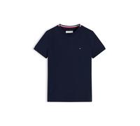 TOMMY HILFIGER T-Shirt 'Signature Tape Collar' bleu marine, Taille 98