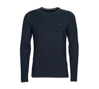 Tommy Hilfiger T-Shirt Homme Stretch Slim Fit Long Sleeve Tee Encolure Ronde, Noir (Black), S