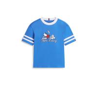 TOMMY HILFIGER T-Shirt 'Take It Easy' azur / rouge / blanc, Taille 98