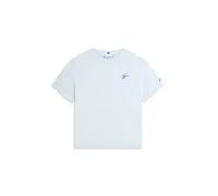 Tommy Hilfiger T-Shirt Th Script Reg C-NK SS Ww0Ww47809 pour Femme, Bleu, S