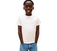 Tommy Hilfiger T-Shirt Unisexe Mini Corp KS0KS00661 S/S, Blanc (Blanc Ancien), 10 Ans, Blanc (Blanc Ancien), 10 Ans