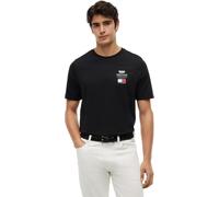 Tommy Hilfiger Unisexe T-Shirt à Manches Courtes TH X CF1 Logo Tee en Coton, Noir (Black), XXS