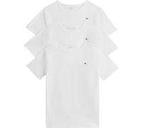 Tommy Hilfiger T-Shirts Manches Courtes Lot de 3 Homme Slim Fit, Blanc (White/White/White), S