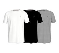 Tommy Hilfiger T-Shirts Manches Courtes Lot de 3 Homme Slim Fit, Multicolore (White/Black/Grey Heather), XL