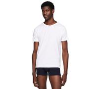 Tommy Hilfiger T-Shirts Manches Courtes Lot de 3 Homme Stretch Col en V, Blanc (White/White/White), XL