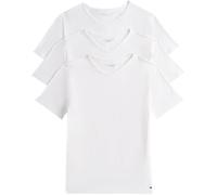 Tommy Hilfiger T-Shirts Manches Courtes Lot de 3 Homme Stretch Col en V, Blanc (White/White/White), XXL