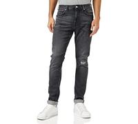 Tommy Hilfiger Tapered Houston PSTR 3YR MW0MW28629 Pantalons en Jean, Denim (Three Year Age Blk), 28W / 32L Homme