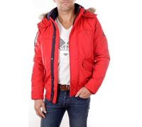 Tommy Hilfiger Tech Bomber Veste D'Hiver Pour Homme Rouge