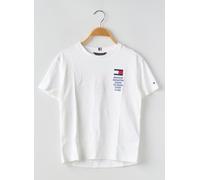 tommy hilfiger tee-shirts et débardeurs garçon de couleur blanc 8 A