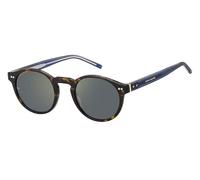 Tommy Hilfiger TH 1795/S 086 K1, Lunettes de soleil, Ronde, Homme, Havana