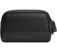 Tommy Hilfiger Th AM0AM14098 Trousse de toilette tissée pour homme Noir Taille unique