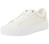 Tommy Hilfiger TH Baskets compensées matelassées pour Femme FW0FW09265 - Blanc (écru), 38, Blanc écru, 38 EU