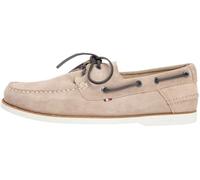 Tommy Hilfiger Th Boat Shoe Core Suede Fm05387 Chaussures Bateau pour Homme, Beige (Taupe côtier), 42