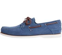Tommy Hilfiger Th Boat Shoe Core Suede Fm05387 Chaussures Bateau pour Homme Bleu (mer Égée), 45