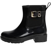 Tommy Hilfiger Th Buckle Glossy Ankle Rain Boot Fw0fw09543 Bottes de pluieFemme