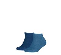 Tommy Hilfiger TH CHILDREN SNEAKER 2P - Socquettes - uni - Fille - Bleu (Jeans 356) - 39 (Taille fabricant: 39-42)