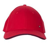 Tommy Hilfiger Th Corp Flannel Baseball Cap Medium Red Taille: OS | Bonnets Outlet | Homme | Rouge