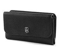 Tommy Hilfiger TH Element Grand Portefeuille à Rabat Noir, Noir (Noir), OS