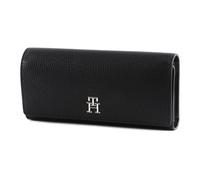 TOMMY HILFIGER TH Emblem Flap Wallet L Black [216242] - porte-monnaie porte monnaie
