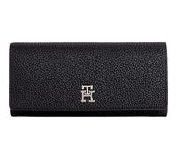 Tommy Hilfiger TH EMBLEM LRG FLAP WALLET AW0AW14651 Femme, Black, Taille unique