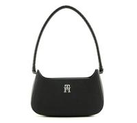 Tommy Hilfiger Femme Sac Emblem Shoulder Bag Petit, Multicolore (Black), Taille Unique