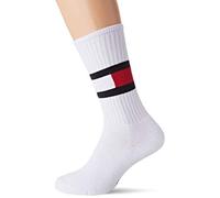 Tommy Hilfiger TH FLAG 1P Chaussettes Femme, per pack, Blanc (White 300), Taille Fabricant: 035