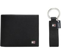 Tommy Hilfiger TH Flag Mini CC & Key FOB AM0AM13604 Coffret Cadeau Noir Taille Unique, Noir (Noir), One Size