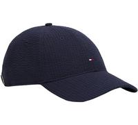 Tommy Hilfiger Th Flag Seersucker 6 Panel Cap Am0Am13427 Capuchon, Blue (Space Blue), Taille Unique Homme