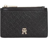Tommy Hilfiger Th Icon Long CC Holder Mono Aw0aw18477, Porte-Cartes Femme, Black (Black), Taille Unique