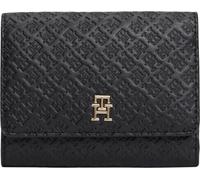 Tommy Hilfiger Th Icon Trifold Mono Aw0aw18484, Portefeuille à Trois Volets Femme, Black (Black), Taille Unique