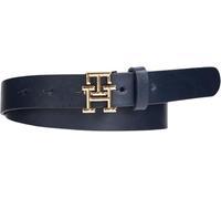 Tommy Hilfiger Ceinture TH Logo en cuir 80 cm Bleu