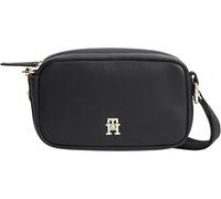 Tommy Hilfiger Th Logotape Camera Bag Aw0aw18741, Crossover Femme, Black (Black), Taille Unique