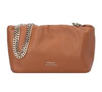 Tommy Hilfiger TH Luxe Sac à bandoulière Cuir véritable 21 cm brun