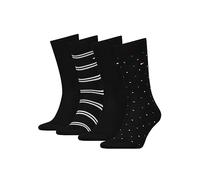 Tommy Hilfiger TH Men Giftbox 4P Lot de 4 paires de chaussettes professionnelles pour homme