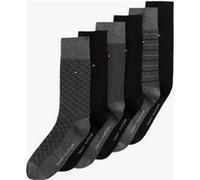 Tommy Hilfiger Th Men Sock 6-pack Dark Grey Melange Taille: 39 | Sous-vêtements Outlet | Homme | Gris