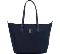 Tommy Hilfiger Cabas Sac Femme Poppy avec Fermeture Éclair, Bleu (Space Blue), Taille Unique