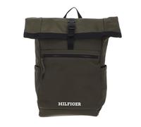 Tommy Hilfiger TH Monotype Rolltop Backpack Army Green