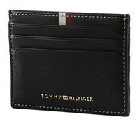 TOMMY HILFIGER TH Premium Corporate Leather CC Holder Black