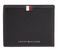 Tommy Hilfiger TH Premium Corporate Leather Mini CC Wallet Black