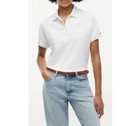 Tommy Hilfiger Th Script Modern Ss Ecru Taille: XS | Polos Outlet | Femme | Marron