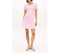 Tommy Hilfiger Script Polo Short Sleeve Dress Rose M Femme
