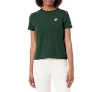 Tommy Hilfiger Th Script Reg C-NK SS Tee Ww0Ww47809 T-Shirt S/S, Green (National Forest), XL Femme