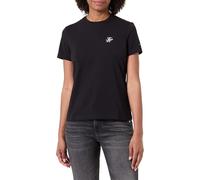 Tommy Hilfiger Th Script Reg C-NK SS Tee Ww0Ww47809 T-Shirt S/S, Black (Black), Medium Femme