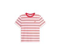 Tommy Hilfiger Th Script Reg C-NK SS Tee Ww0ww47809 T-Shirt S/S, Pink (Preppy Stripe Bonita Pink Fireworks), M Femme