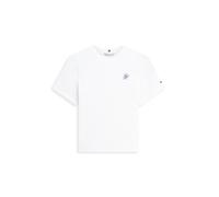 Tommy Hilfiger Th Script Reg C-NK SS Tee Ww0ww47809 T-Shirt S/S, White (Ecru), M Femme