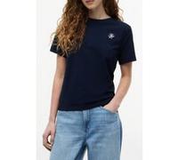 Tommy Hilfiger Th Script Regular C-neck Dark Night Navy Taille: S | Chemises Outlet | Femme | Le Noir