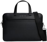 Tommy Hilfiger Th Woven Computer Bag Am0am13660, Sac d'ordinateur Homme, Black (Black), Taille Unique
